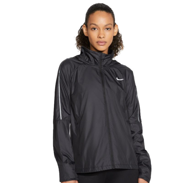 Nike Shield Women's Running Jacket - Black/Black | The Running Outlet