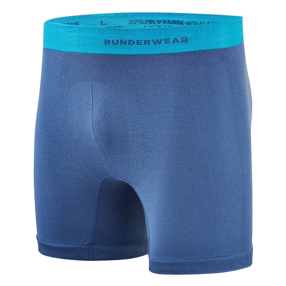 Runderwear Men's Boxer - Blue | The Running Outlet