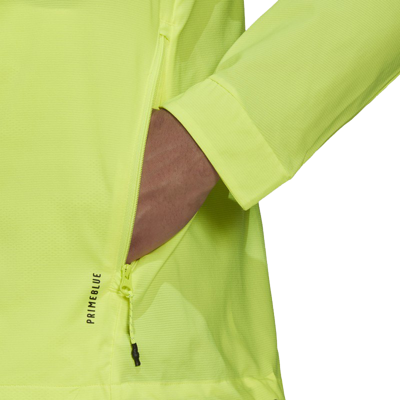 Adidas Marathon Men's Running Jacket - Solar Yellow | The Running Outlet