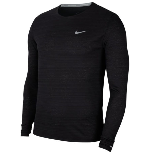 Nike Miler Long Sleeve black front