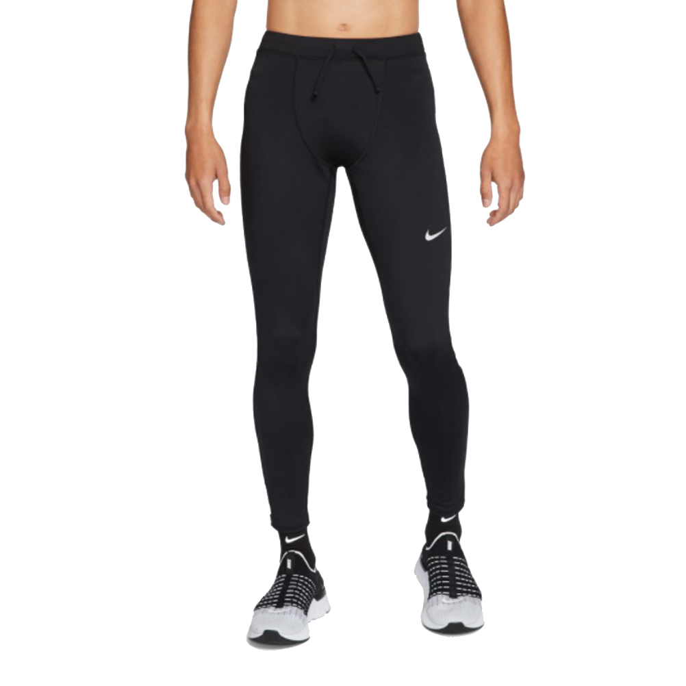 Nike Dri-Fit Challenger Men's Running Tight - Black/Reflective Silver ...