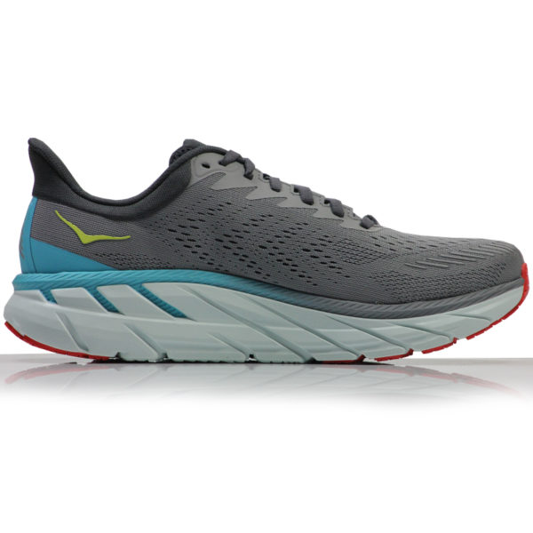 Hoka One One Clifton 7 Men's Running Shoe - Wild Dove/Dark Shadow - Image 2