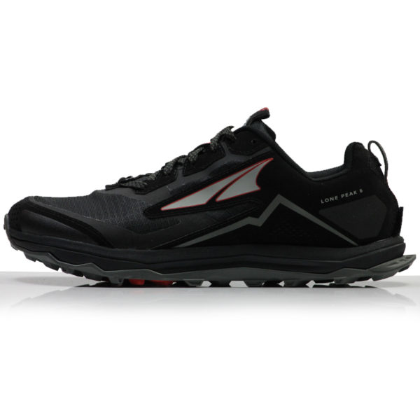 Altra Lone Peak 5 Men's Trail Shoe - Dark Slate/Red | The Running Outlet