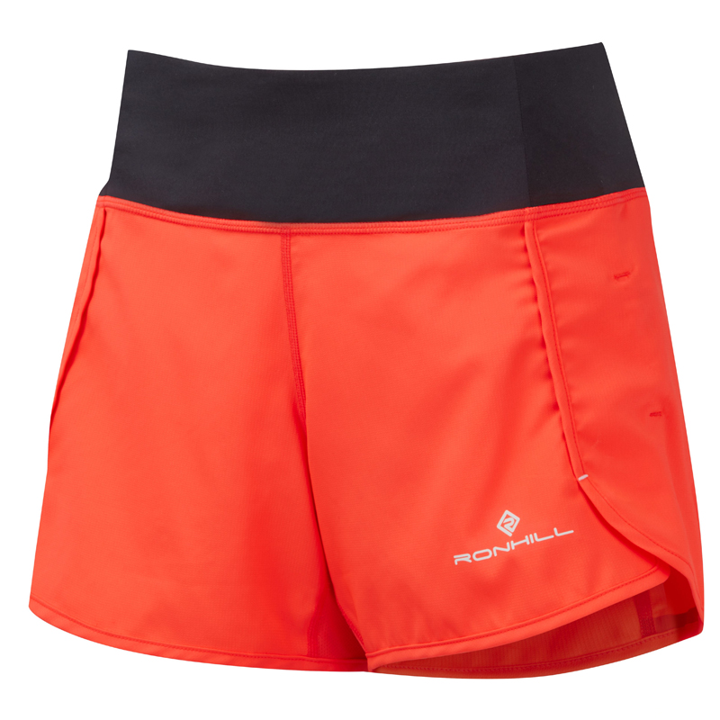 Ronhill Tech Revive Women's Running Short - Hot Coral/Bright White