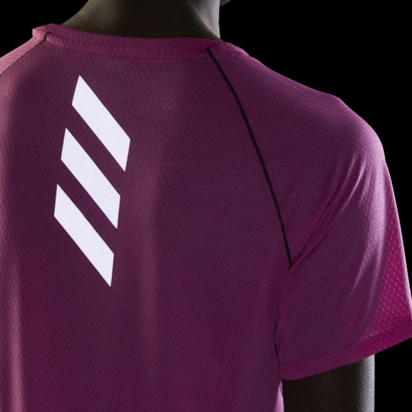 adidas Runner Short Sleeve Women's Running Tee pink reflect