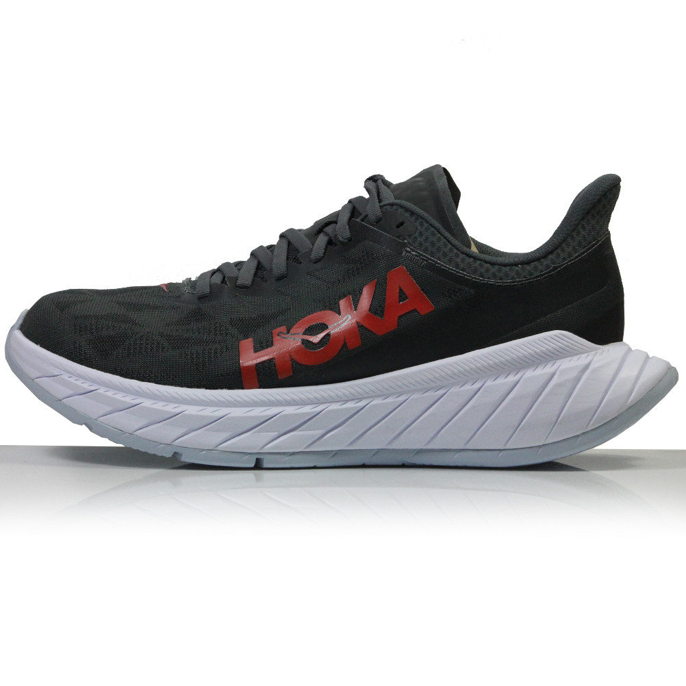 Hoka One One Carbon X 2 Men's Running Shoe - Dark Shadow/Fiesta