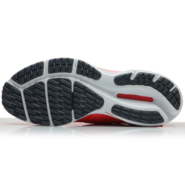 Mizuno Wave Rider 24 Men's Running Shoe - Ignition Red/Fiery Coral - Image 3