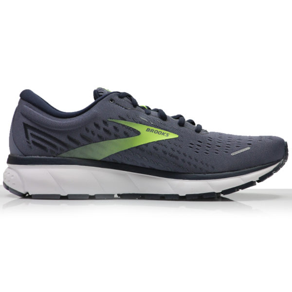 Brooks Ghost 13 Men's Running Shoe - Grey/Navy/Nightlife - Image 2