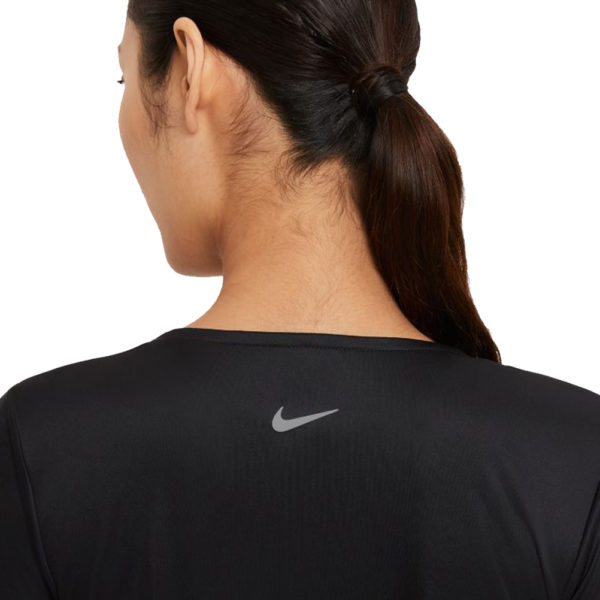 Nike Swoosh Women's Running Tee - BlackReflective Silver - Image 3