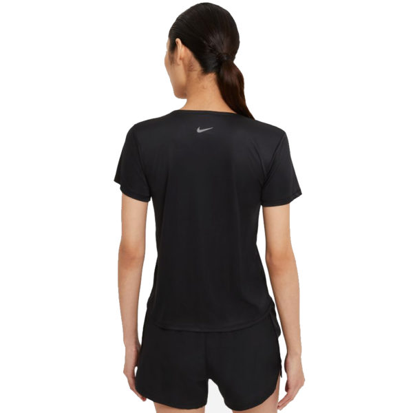 Nike Swoosh Women's Running Tee - BlackReflective Silver - Image 4