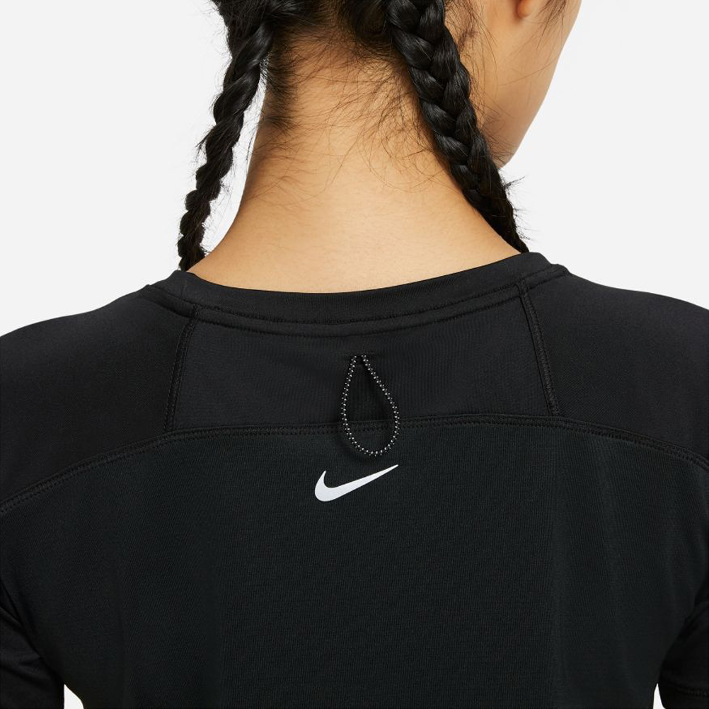 Nike Miler Run Division Short Sleeve Women's Running Tee - Black ...