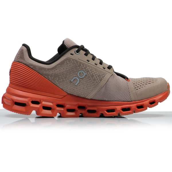 On Cloudstratus Women's Running Shoe - Rosebrown/Flare - Image 2
