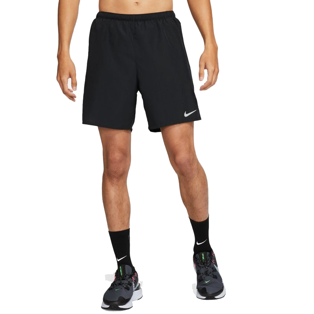 Nike Challenger 7inch 2in1 Men's Running Short - Black/Black/Reflective ...