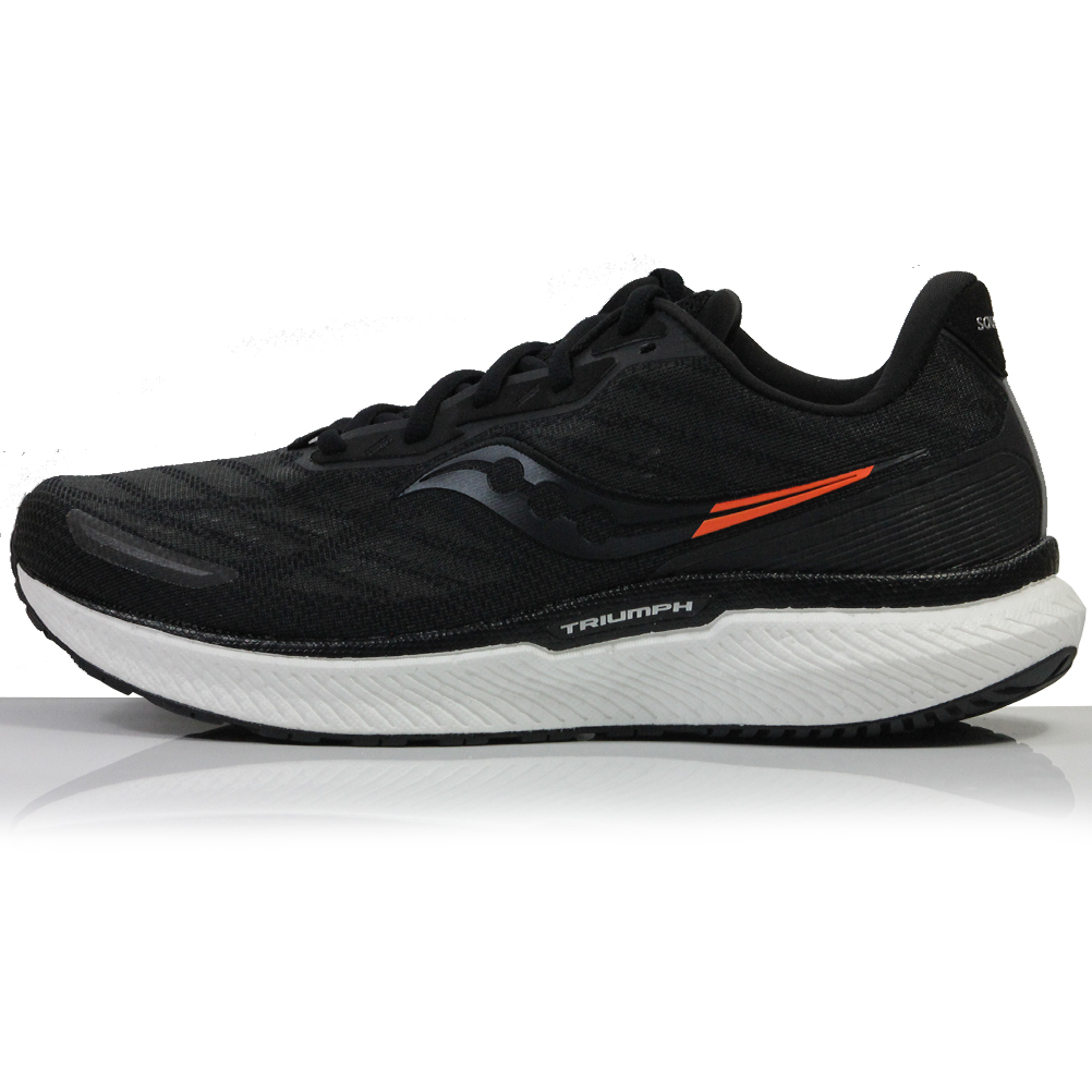 Saucony Triumph 19 Men s Running Shoe Black White The Running