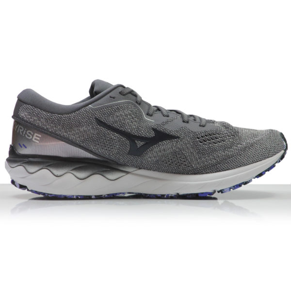 Mizuno Wave Skyrise 2 Men's Running Shoe - Antarctica/Onyx/Violet Blue - Image 2