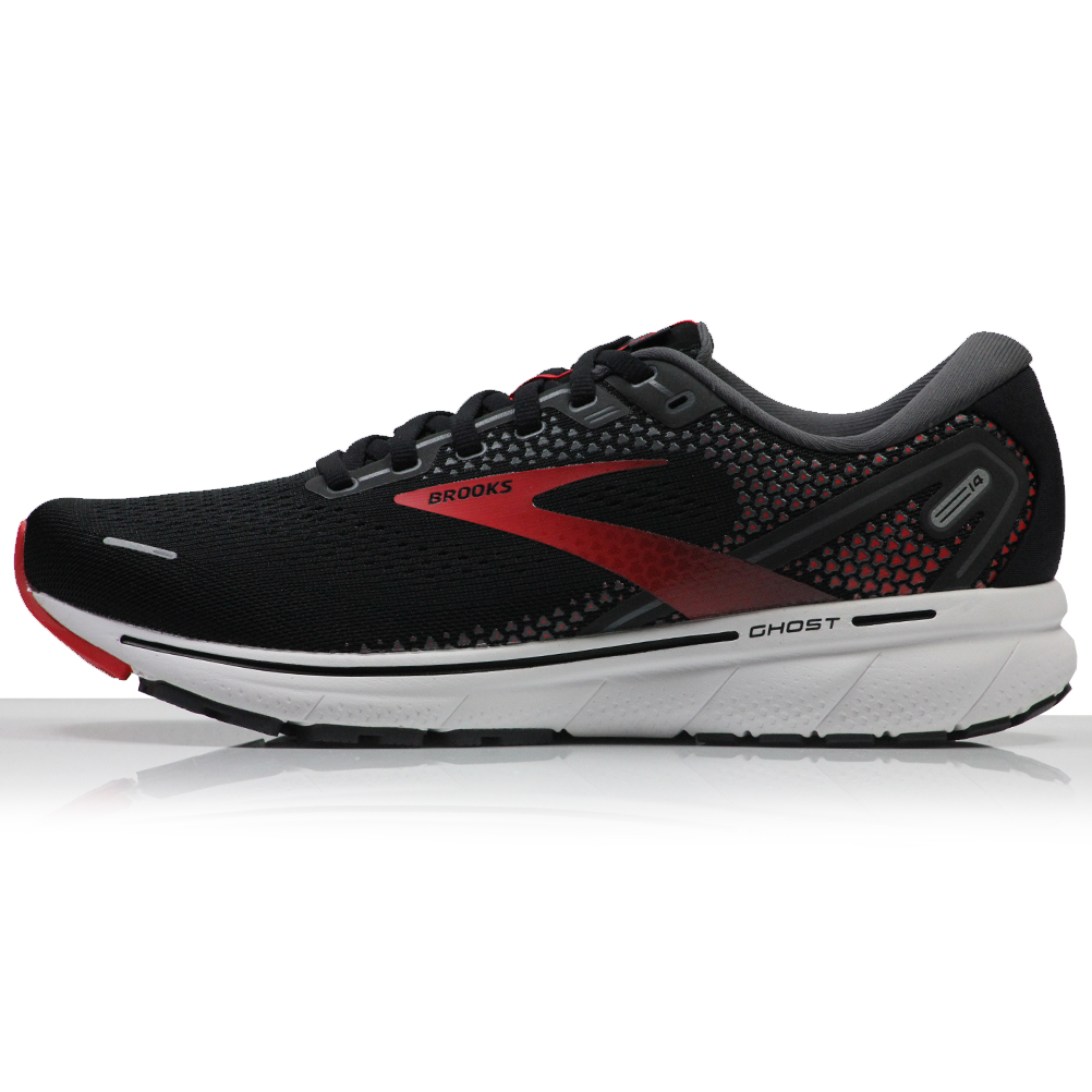Brooks Ghost 14 Men's 2E Wide Fit Running Shoe - Black/Red/White | The  Running Outlet