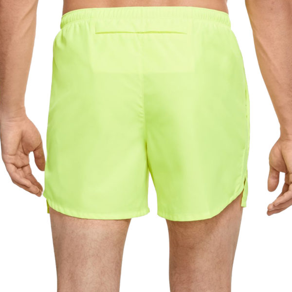 Nike Challenger 5inch Men's Running Short - Volt/Reflective Silver - Image 2