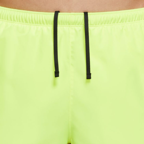 Nike Challenger 5inch Men's Running Short - Volt/Reflective Silver - Image 3