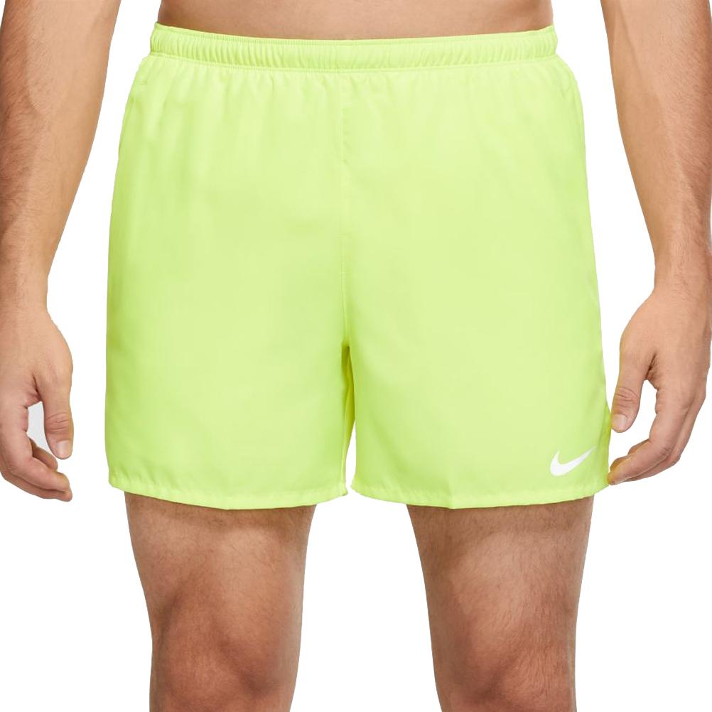 Sticky Secure Detectable Nike Challenger 5inch Men's Running Short - Volt/Reflective Silver | The  Running Outlet