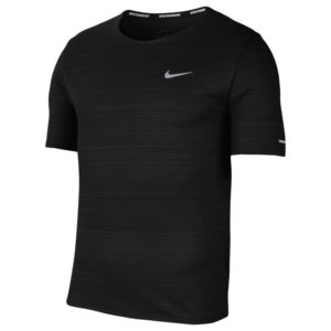 Nike Dri-Fit Miler Short Sleeve Men's Running Tee black front