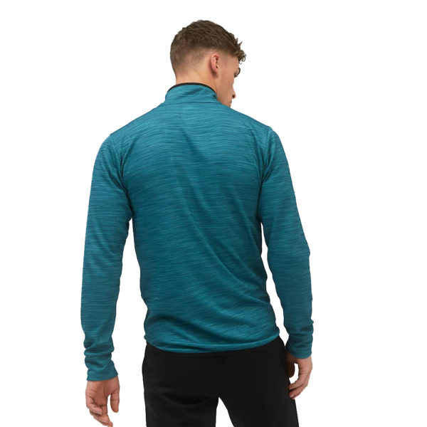New Balance Tenacity Quarter Zip Men's Running Top - Mountain Teal - Image 2