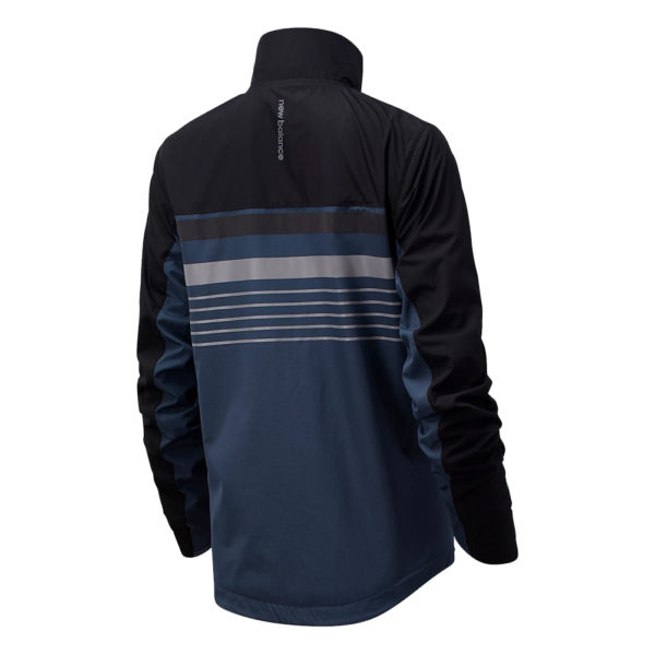 New Balance Accelerate Protect Reflective Women's Running Jacket - Deep Ocean Grey - Image 2