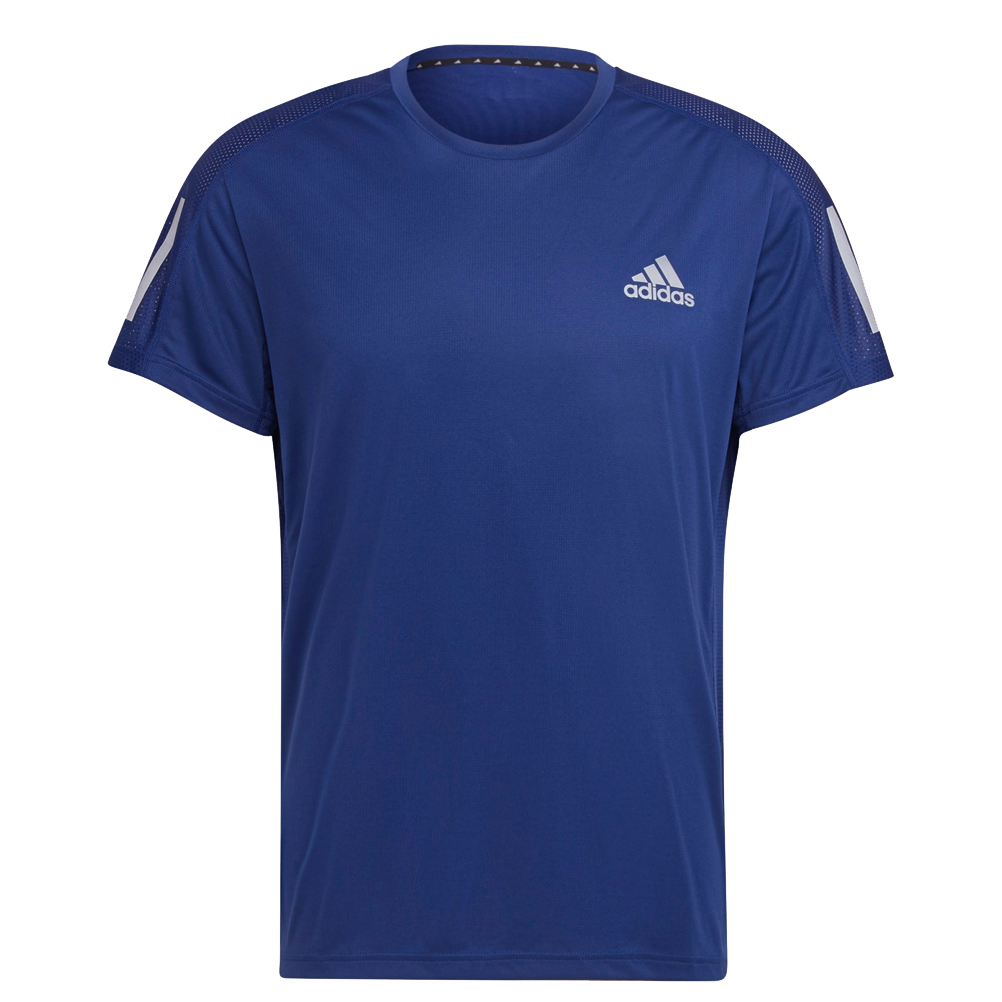 adidas Own The Run Short Sleeve Men's Running Tee - Victory Blue | The ...