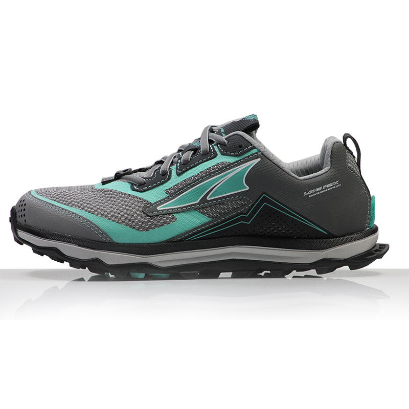 Altra Lone Peak 5 SE Women's Trail Shoe - Grey/Teal | The Running Outlet