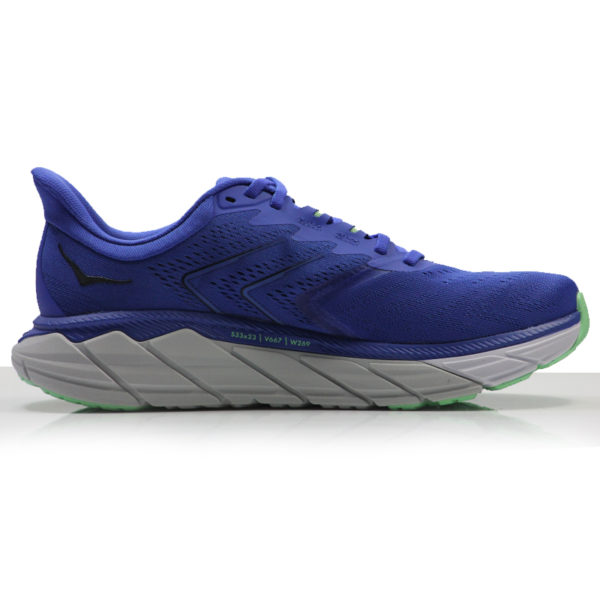 Hoka One One Arahi 5 Men's Running Shoe - Dazzling Blue/Black - Image 2