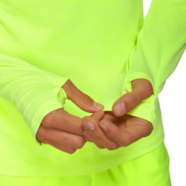 Nike Dri-Fit Element Half Zip Men's Running Top volt thumbholes