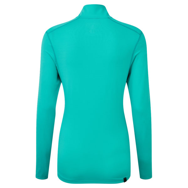 Ronhill Tech Thermal Halfzip Long Sleeve Women's Running Top - Jade/Grape - Image 2