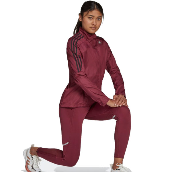 Adidas Marathon Women's Running Jacket - Victory Crimson - Image 3