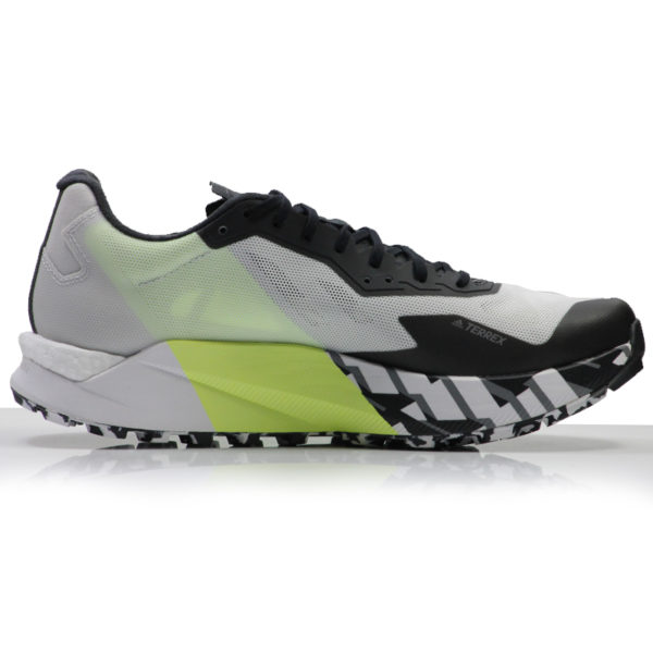 adidas Terrex Agravic Ultra Men's Trail Shoe - Cloud White/Grey Two/Core Black - Image 2