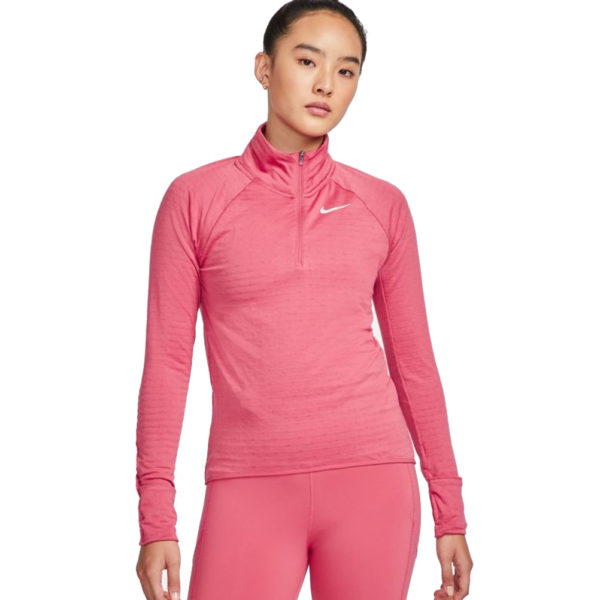 Nike Therma-Fit Element Half Zip Women's Running Top - Archaeo Pink