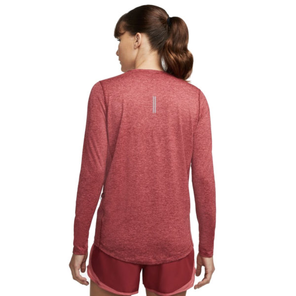 Nike Element Long Sleeve Women's Running Crew pink back