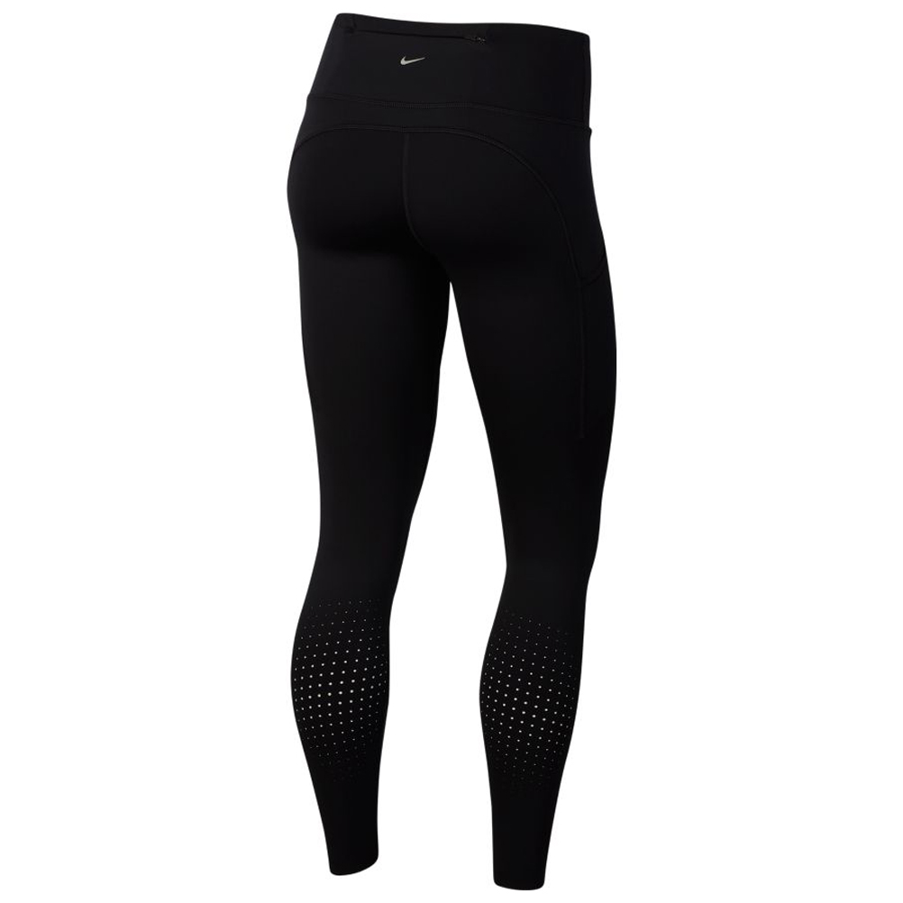  Nike Womens Epic Lux Running Crop Tights Black/Reflective SILV  XS : Clothing, Shoes & Jewelry