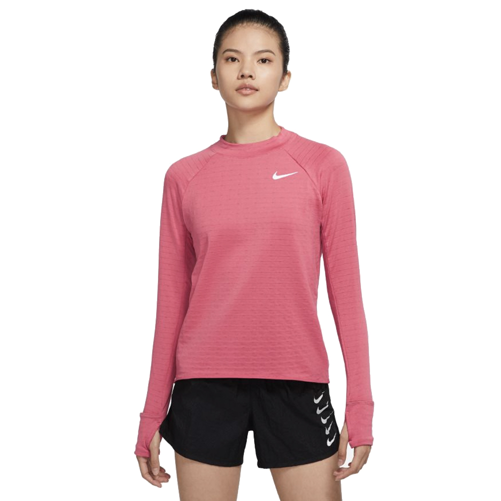 Nike Therma-Fit Element Women's Running Crew - Archaeo Pink | The ...