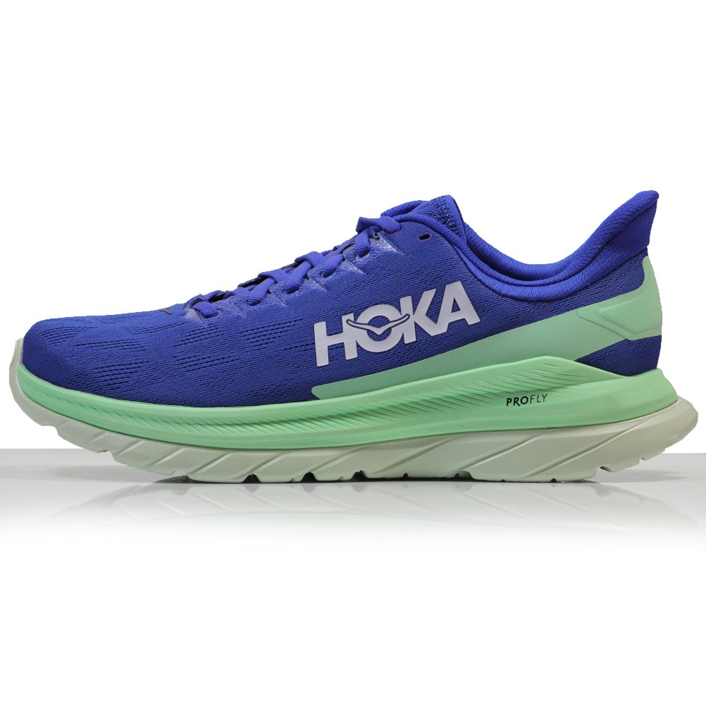 Hoka One One Mach 4 Men's Running Shoe - Dazzling Blue/Green Ash | The ...