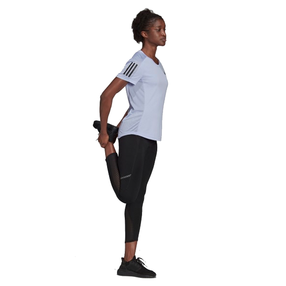 adidas Own The Run Short Sleeve Women's Running Tee - Violet Tone | The ...