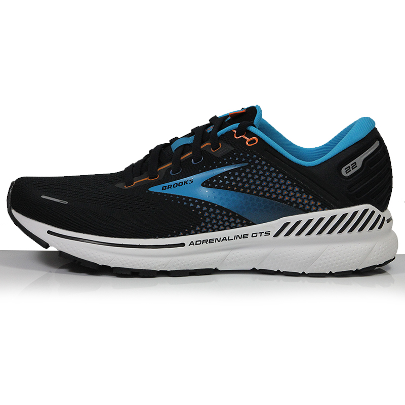 Brooks Adrenaline GTS 22 Men s Running Shoe Black Blue Orange