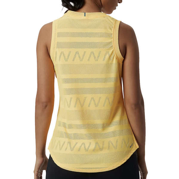 New Balance Q Speed Women's Running Tank - Vibrant Apricot - Image 2