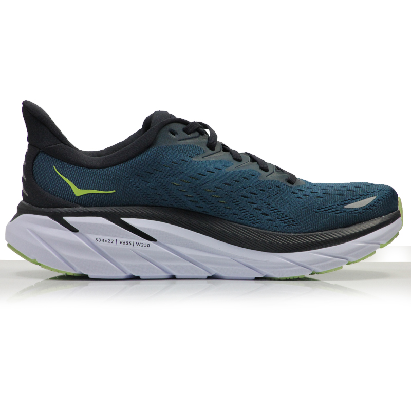 Hoka One One Clifton 8 Men's Running Shoe - Blue Coral/Butterfly | The ...