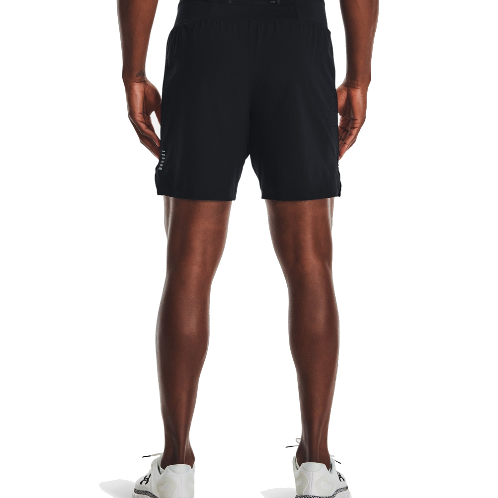 Under Armour Men's SpeedPocket 7-Inch Shorts, Black (001)/Reflective,  X-Large at  Men's Clothing store