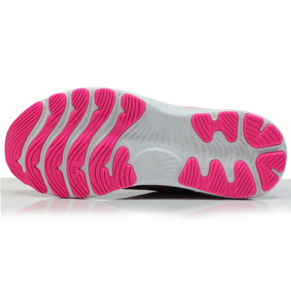 Asics Gel Nimbus 24 Women's Running Shoe - Fuchsia Red/White - Image 3
