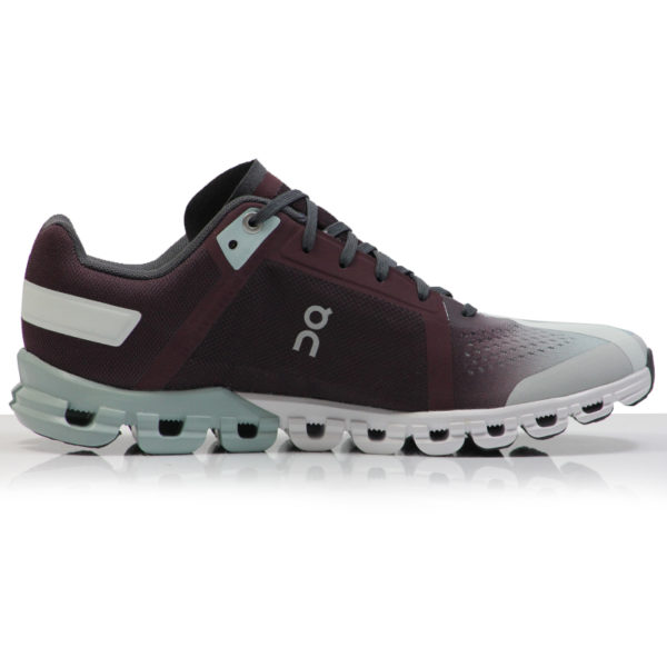 On Cloudflow Women's Running Shoe - Mulberry/Mineral - Image 2