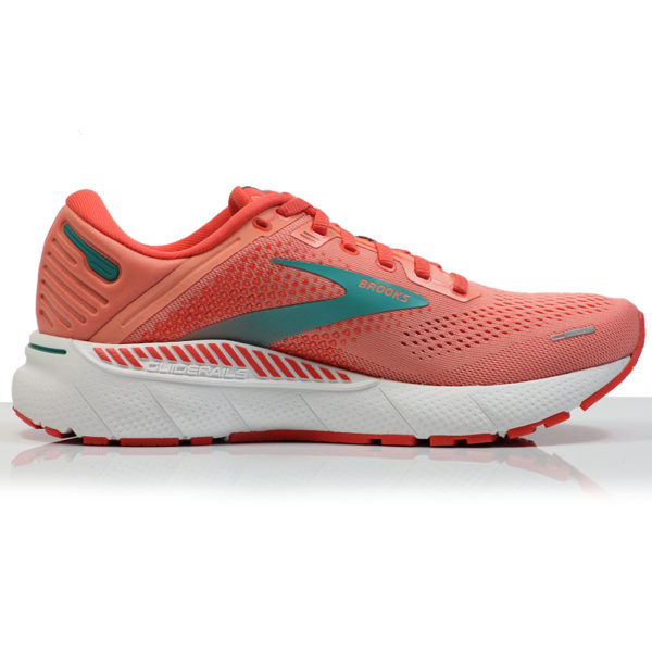 Brooks Adrenaline GTS 22 Women's Running Shoe - Coral/Latigo Bay/White - Image 2