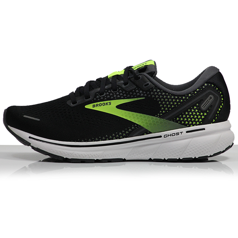 Brooks Ghost 14 Men's 2E Wide Fit Running Shoe Black/Pearl/Nightlife The Running Outlet