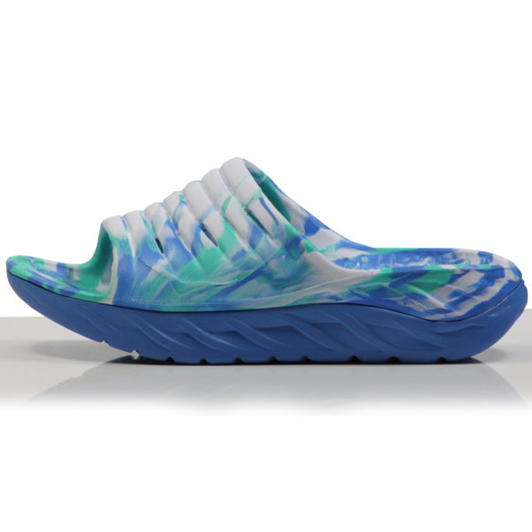 Hoka One One Ora Men's Recovery Slide - Atlantis/Blue Coral