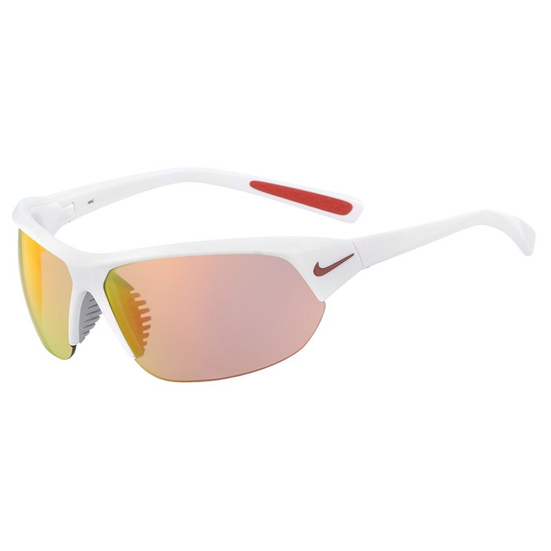 Skylon Ace Running Sunglasses - White/Grey/Red Mirror | Running Outlet