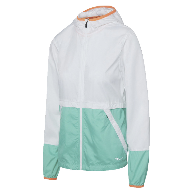 Saucony running hot sale jacket white